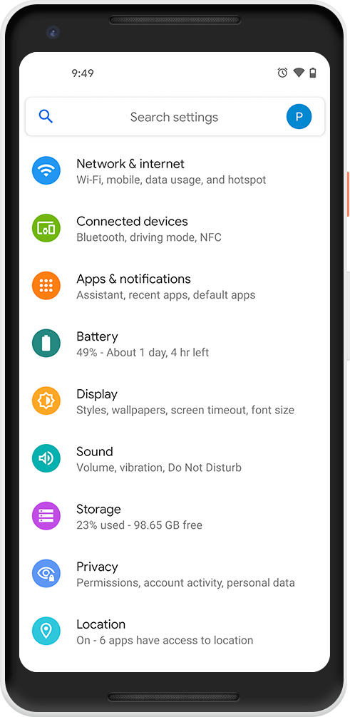 eSIM Activation Step Pixel